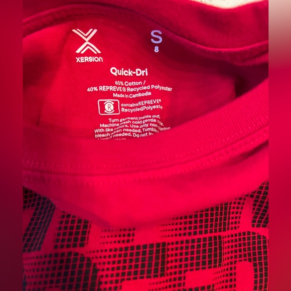 XERSION RED KIDS TEE - Picture 3 of 3